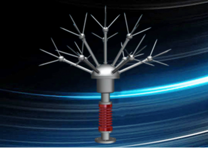 Passive plasma lightning rejection device